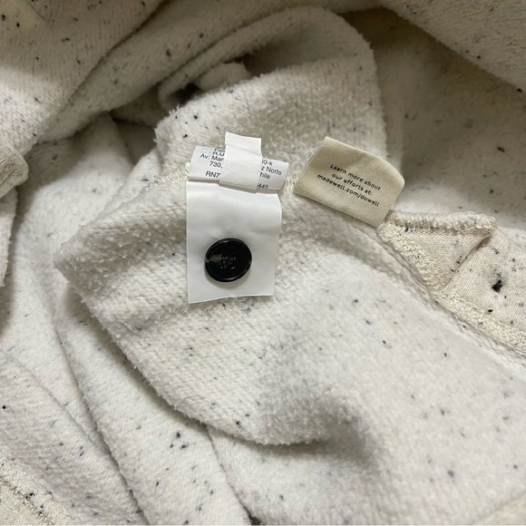 Madewell Donegal Funnel-neck Side Button Sweatshirt- Size Small - Picture 10 of 16